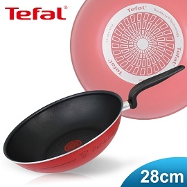 法國特福Tefal 28cm 不沾小炒鍋