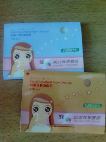 吸油面紙   (兩包50元)