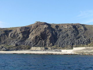 火山作用的玄武岩，據說前方的沙灘也有星～剩下的我就不方便說了。