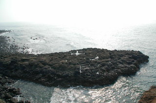 紫菜礁的玄武岩