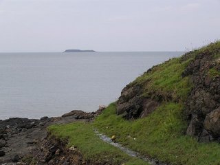 青螺沙灘尾端的位置，這邊的角度可以遠眺東海錠鉤跟員貝等島嶼