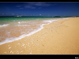 吉貝海上樂園美麗的沙灘與海景