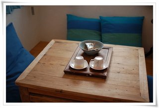 茶具組與小方桌