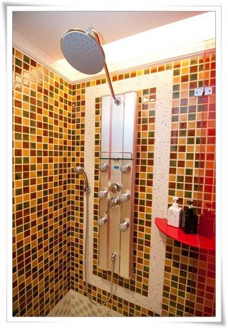 衛浴間內採用高級的SPA淋浴柱