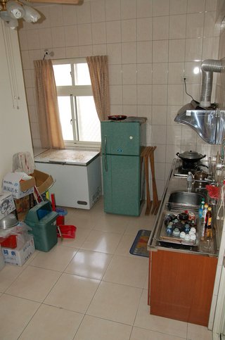 討海人民宿的廚房，可以讓房客使用