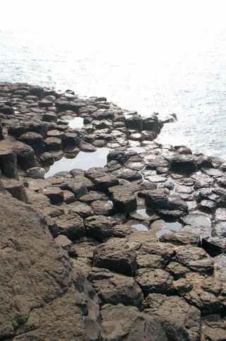 紫菜礁的玄武岩