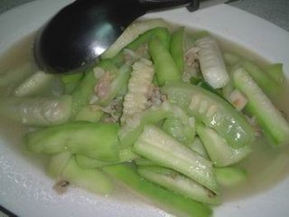 6.絲瓜炒蛤蠣